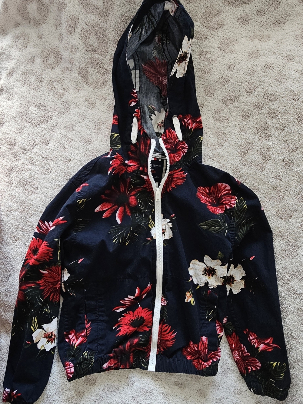 Denim & Floral Boys Jacket